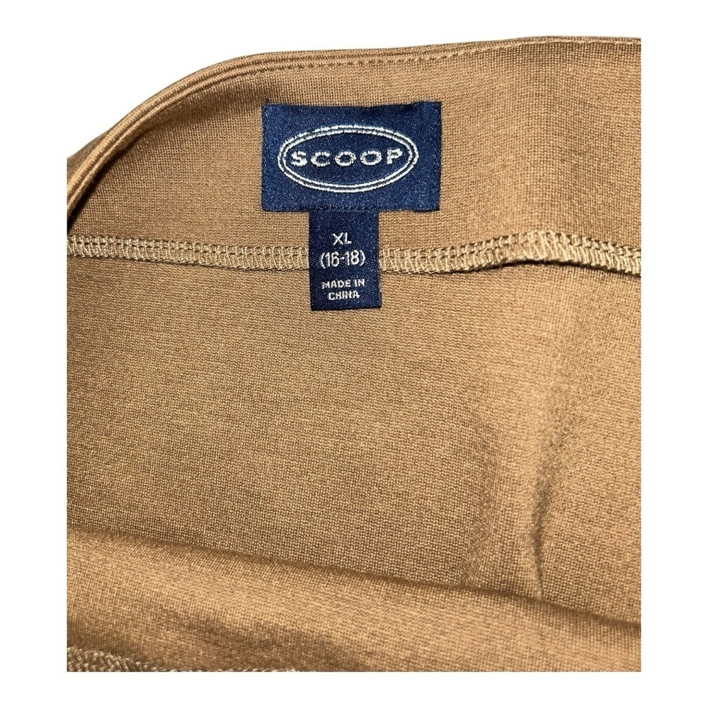 SCOOP Classic Tan Women's Skirt Size XL - Picture 5 of 7